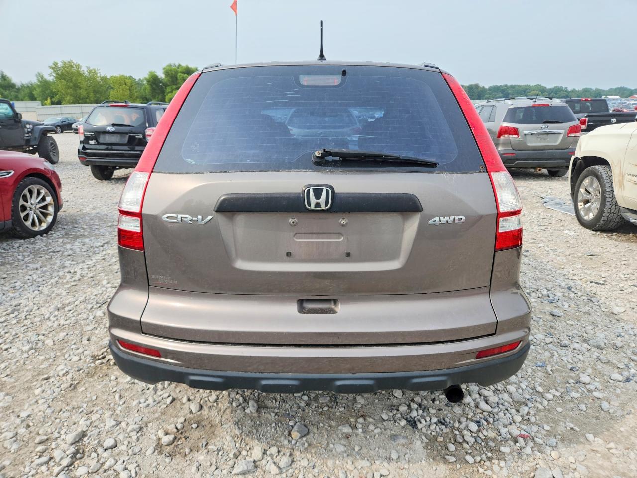 2010 Honda Cr-v Lx Gray vin: 5J6RE4H38AL033255