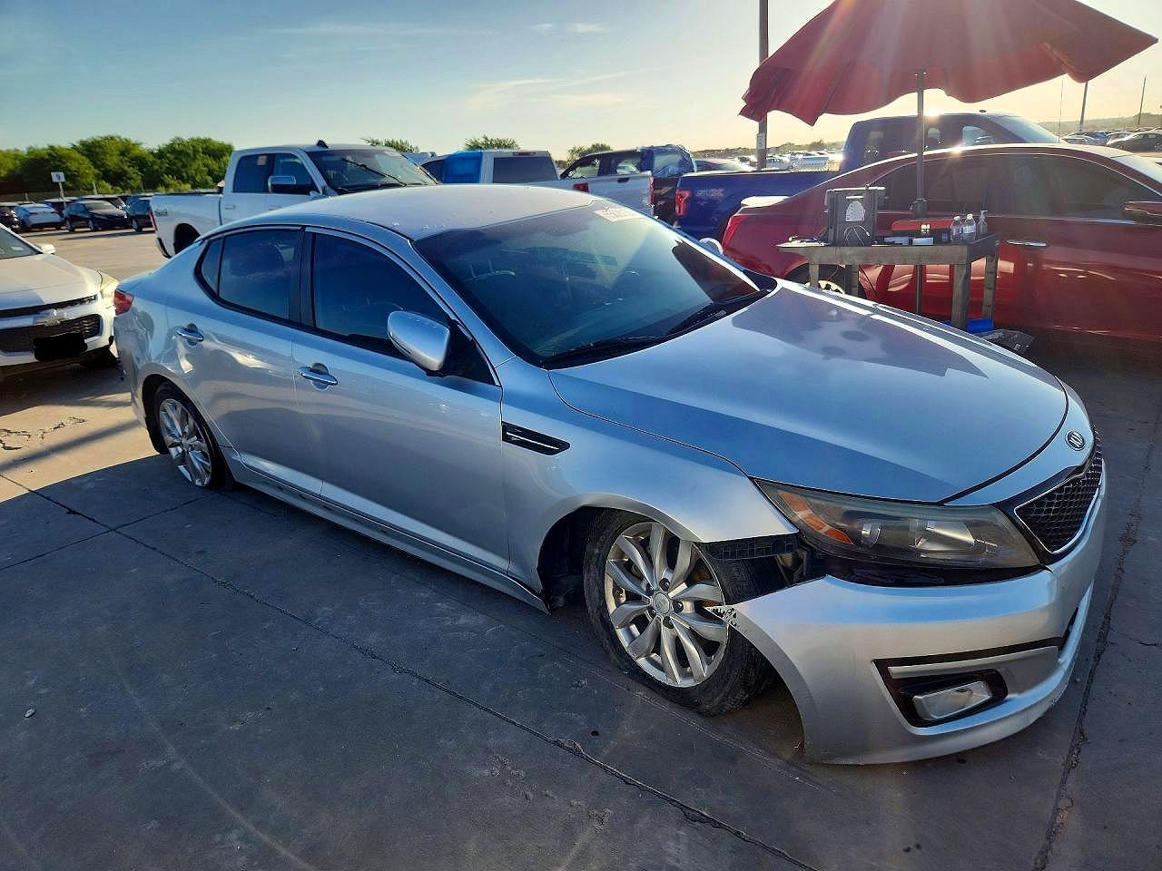 2015 Kia Optima Ex Silver vin: 5XXGN4A79FG405431