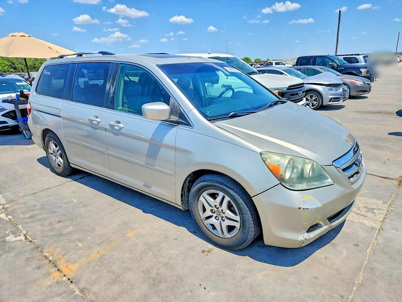 2006 Honda Odyssey Exl Silver vin: 5FNRL38726B073396