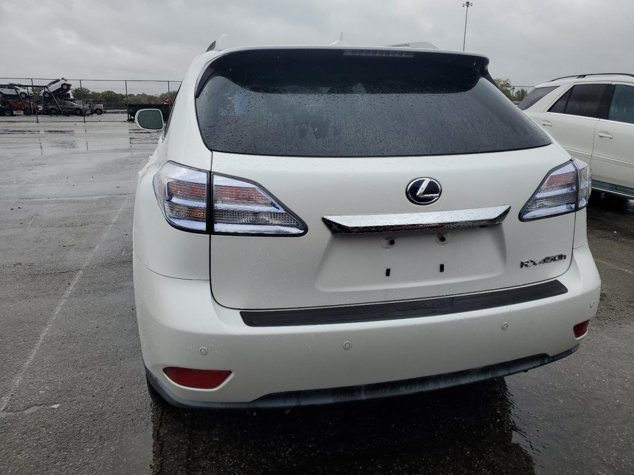 2012 Lexus Rx 450h White vin: JTJBC1BA5C2435274