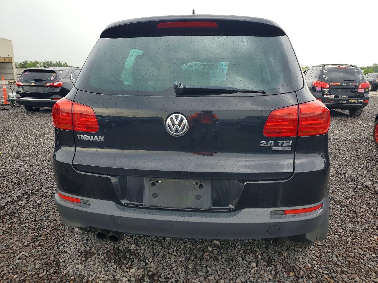 2013 Volkswagen Tiguan S Black vin: WVGBV7AX7DW501173