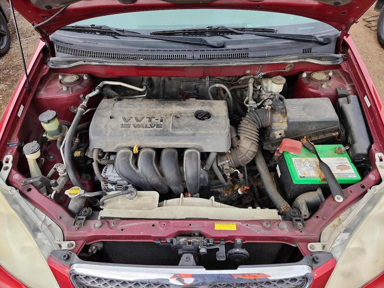 2007 Toyota Corolla Ce Red vin: 1NXBR32E87Z764816