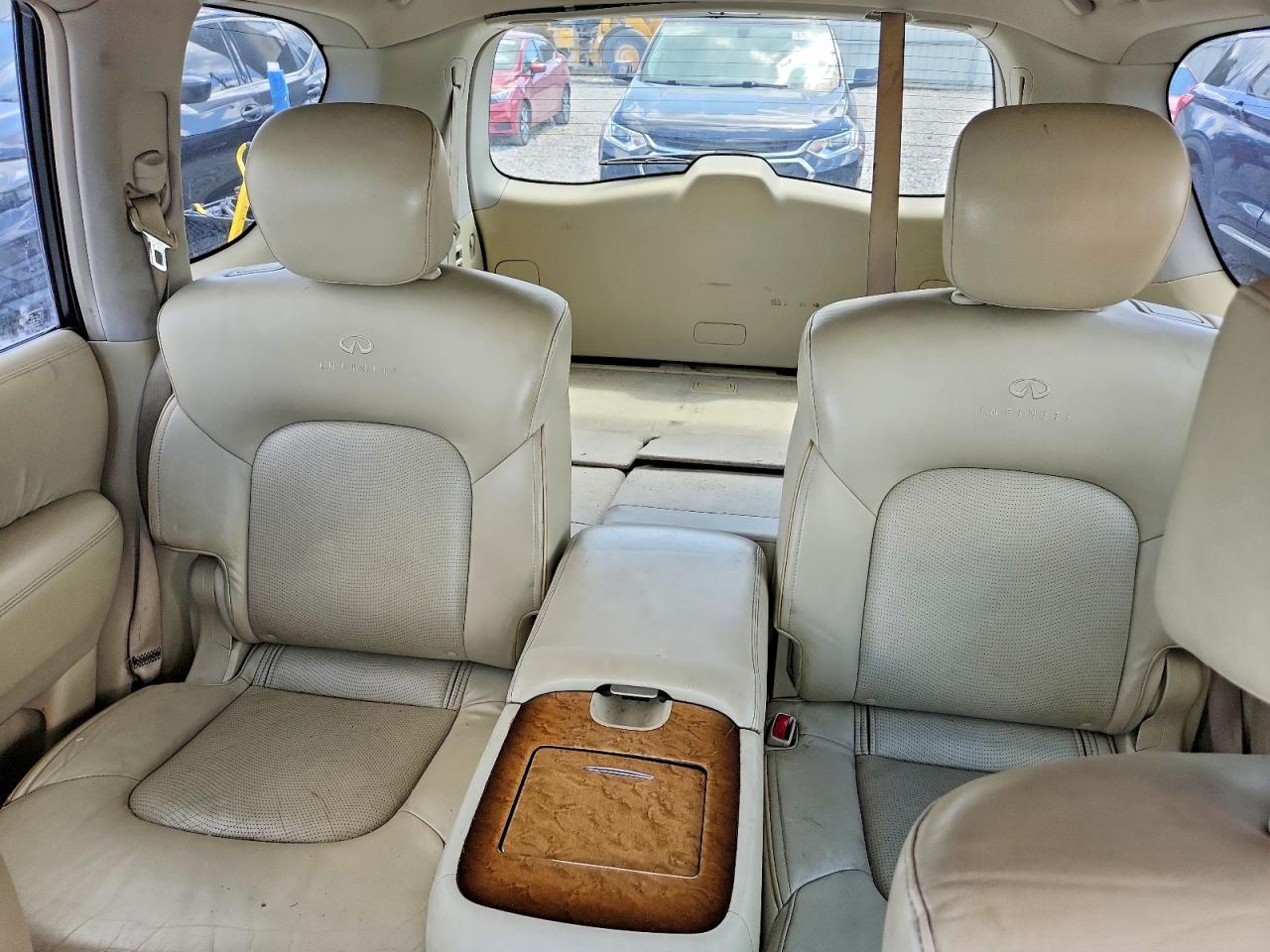 2011 Infiniti Qx56 Base White vin: JN8AZ2NE6B9004602