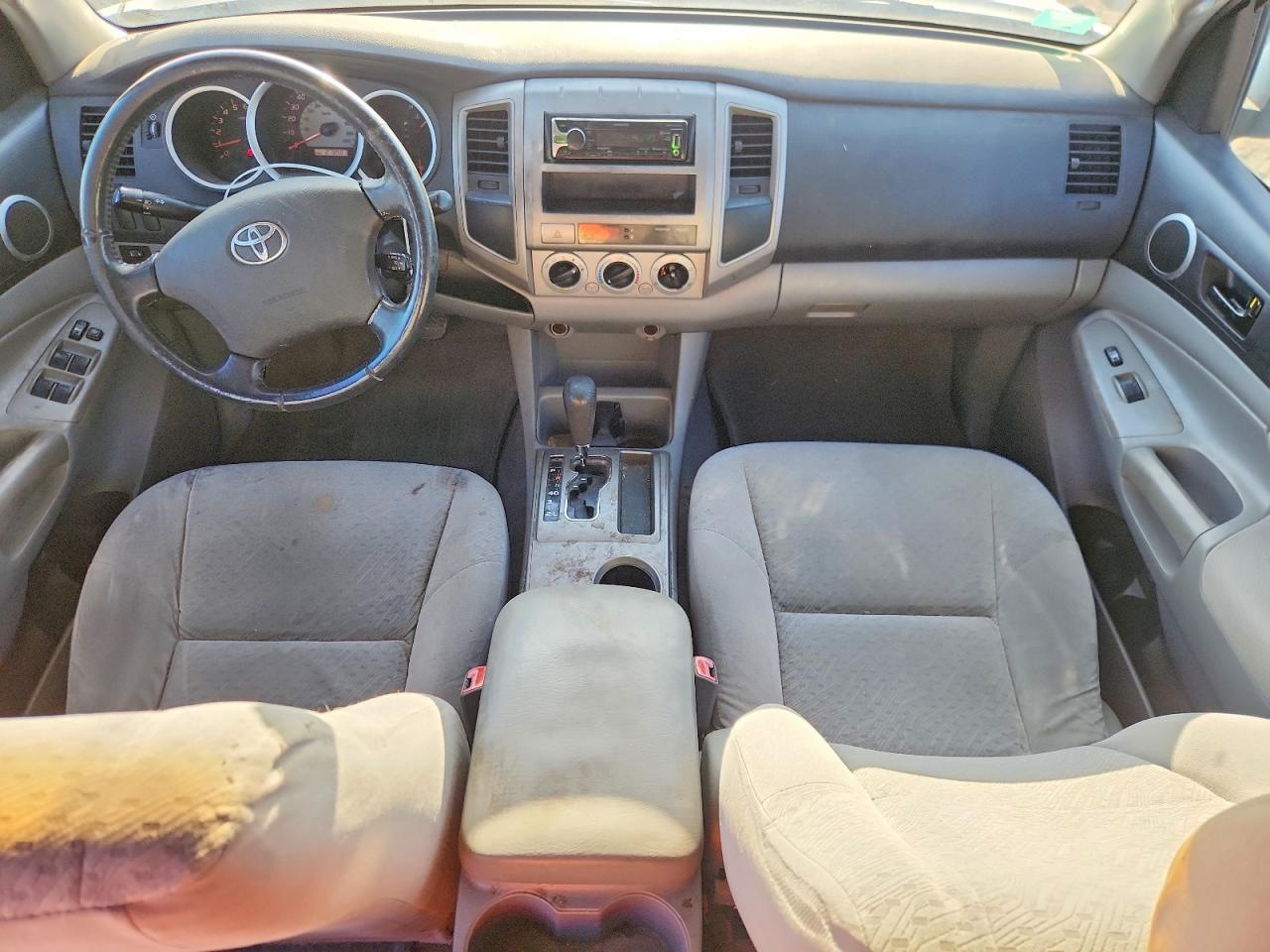 2005 Toyota Tacoma Double Cab Prerunner Long Bed Silver vin: 5TEKU72N25Z097885