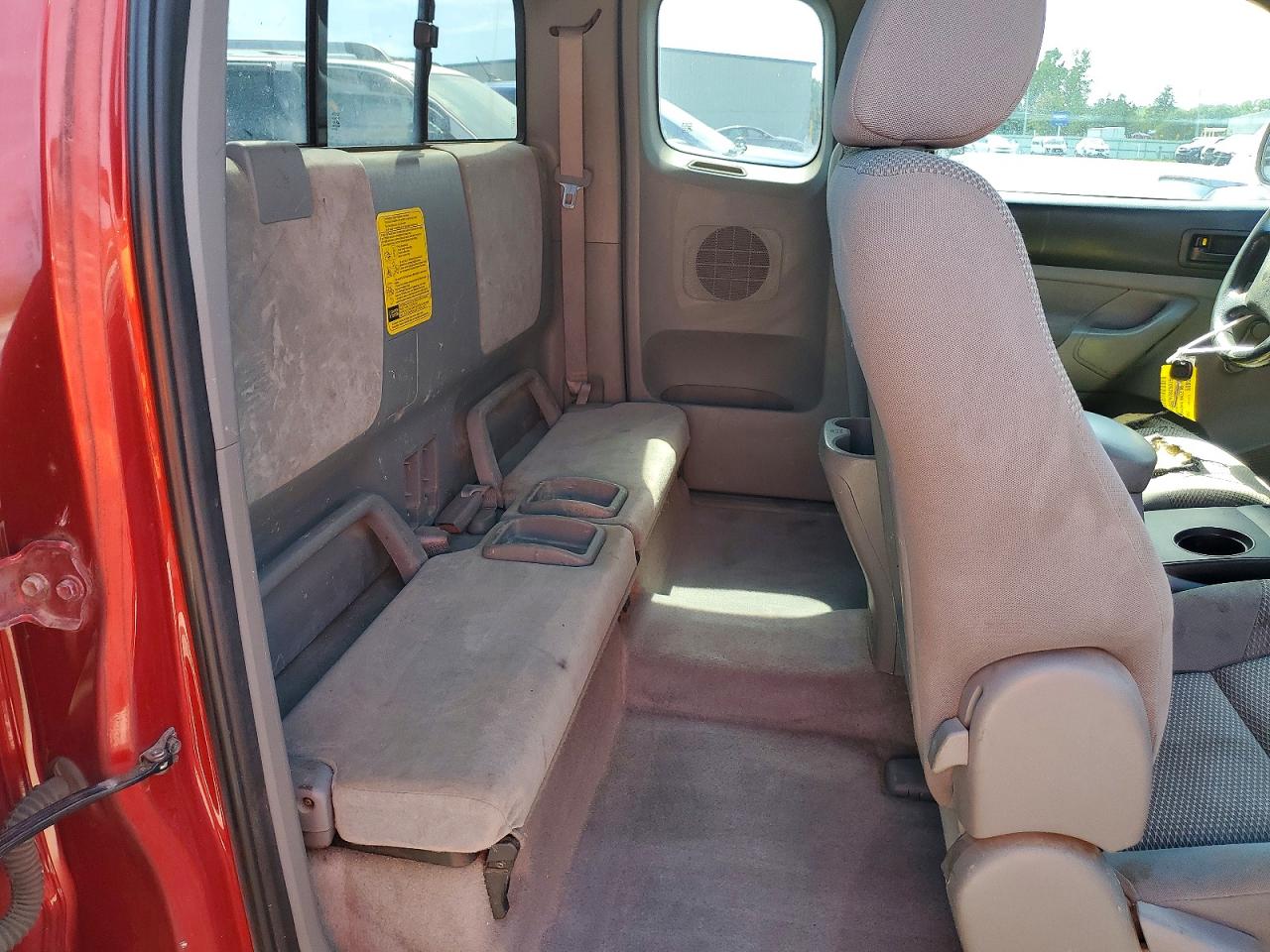 2008 Toyota Tacoma V6 Red vin: 5TEUU42N78Z503509