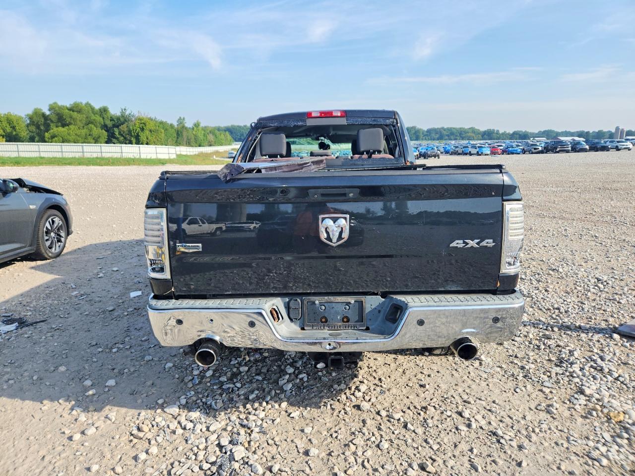 2015 Ram 1500 Laramie Black vin: 1C6RR7VT1FS707864