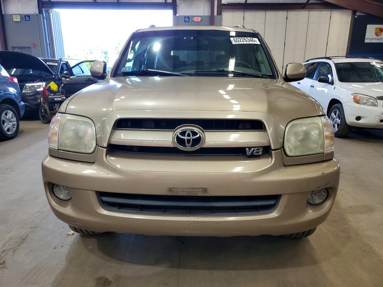 2007 Toyota Sequoia Sr5 Beige vin: 5TDBT44A57S290513