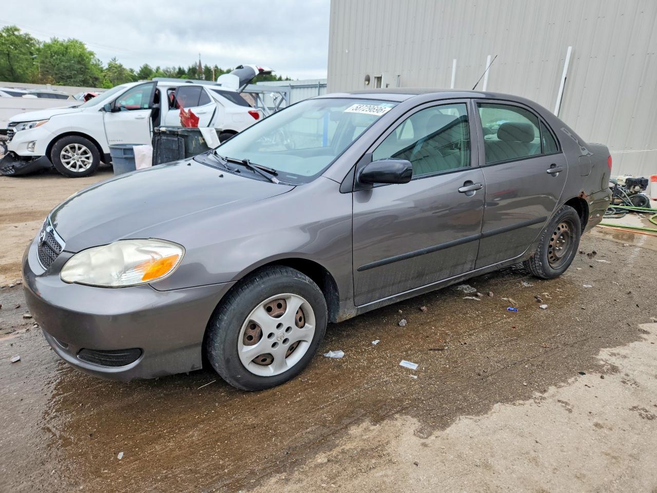 2006 Toyota Corolla Ce Gray vin: 1NXBR32E66Z624164