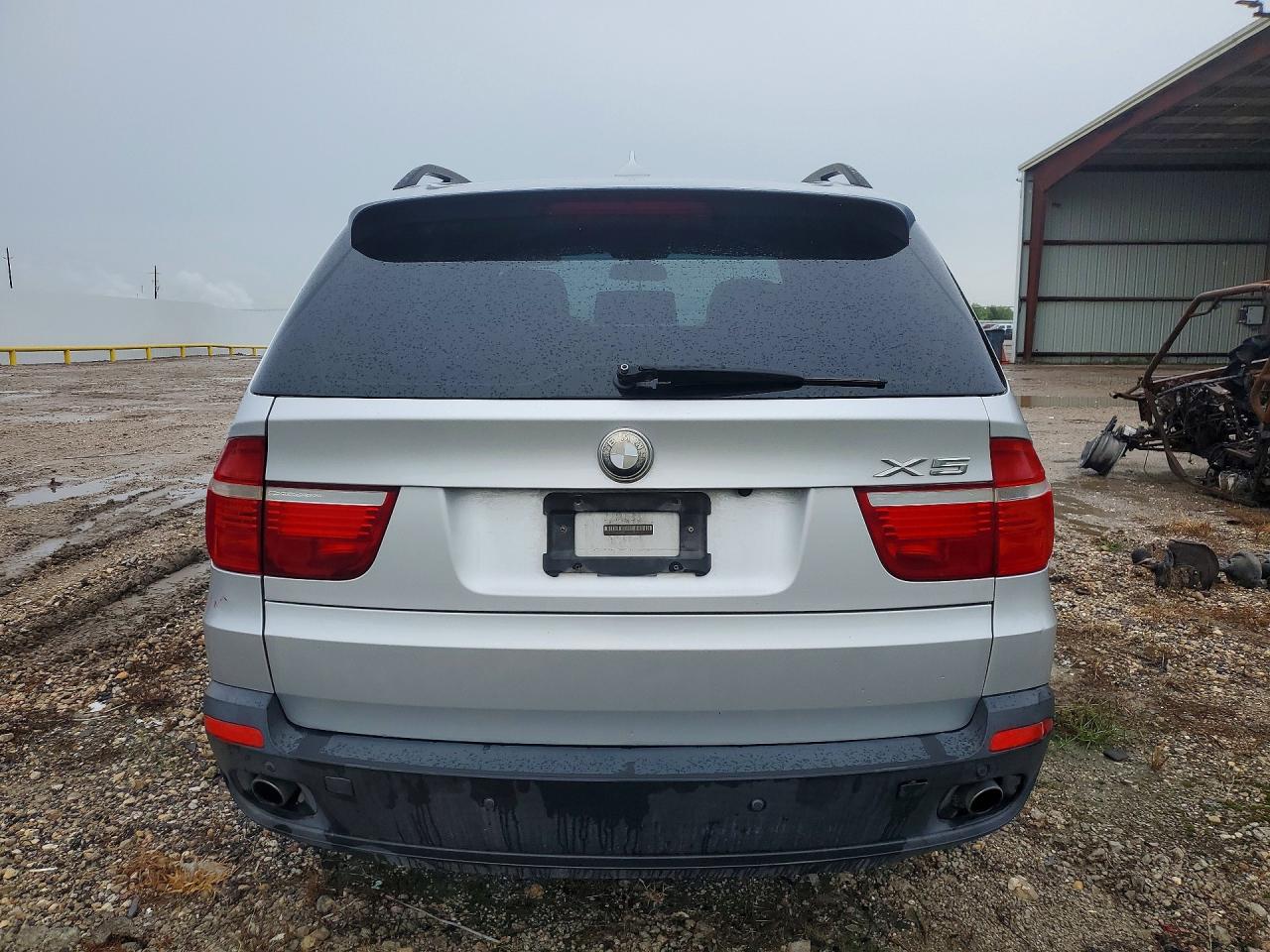 2008 Bmw X5 3.0i Silver vin: 5UXFE43528L033942