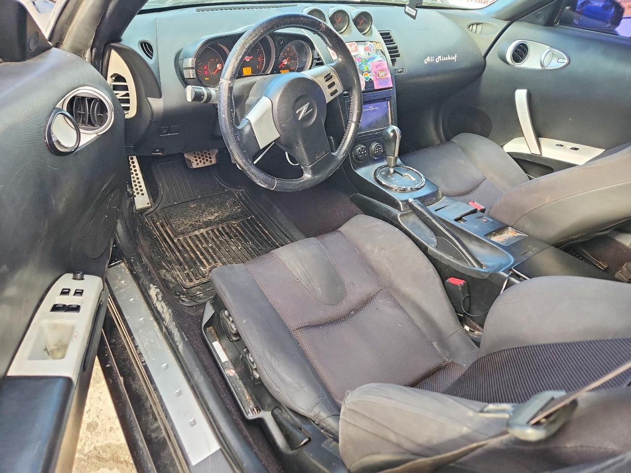 2005 Nissan 350z Coupe Black vin: JN1AZ34D25M607299