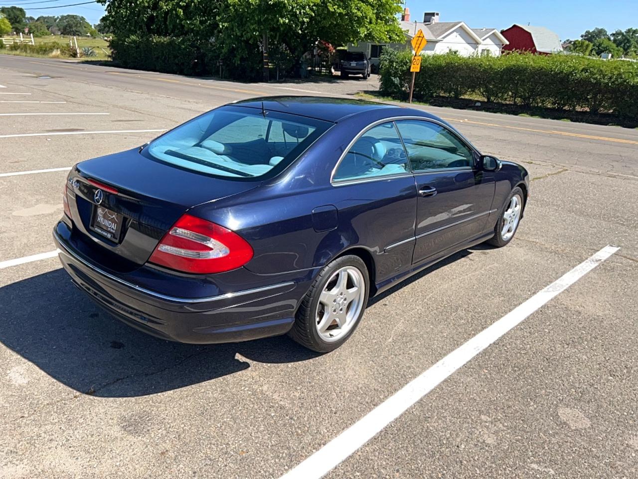 2003 Mercedes-benz Clk 500 Blue vin: WDBTJ75J93F056586