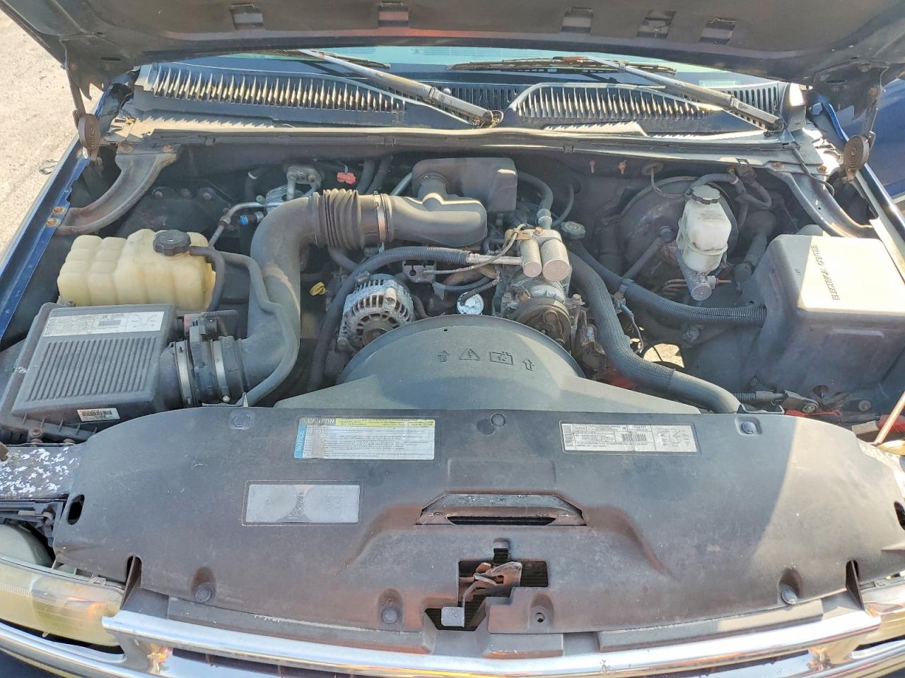 2002 Chevrolet Silverado C1500 Blue vin: 1GCEC14W12Z219890