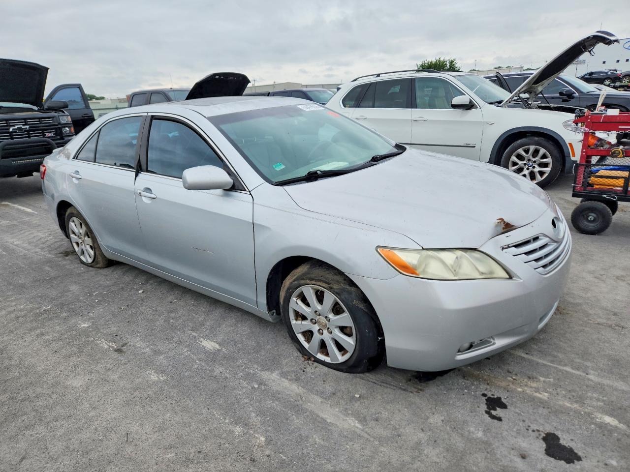 2007 Toyota Camry Xle V6 Gray vin: 4T1BK46K67U556377