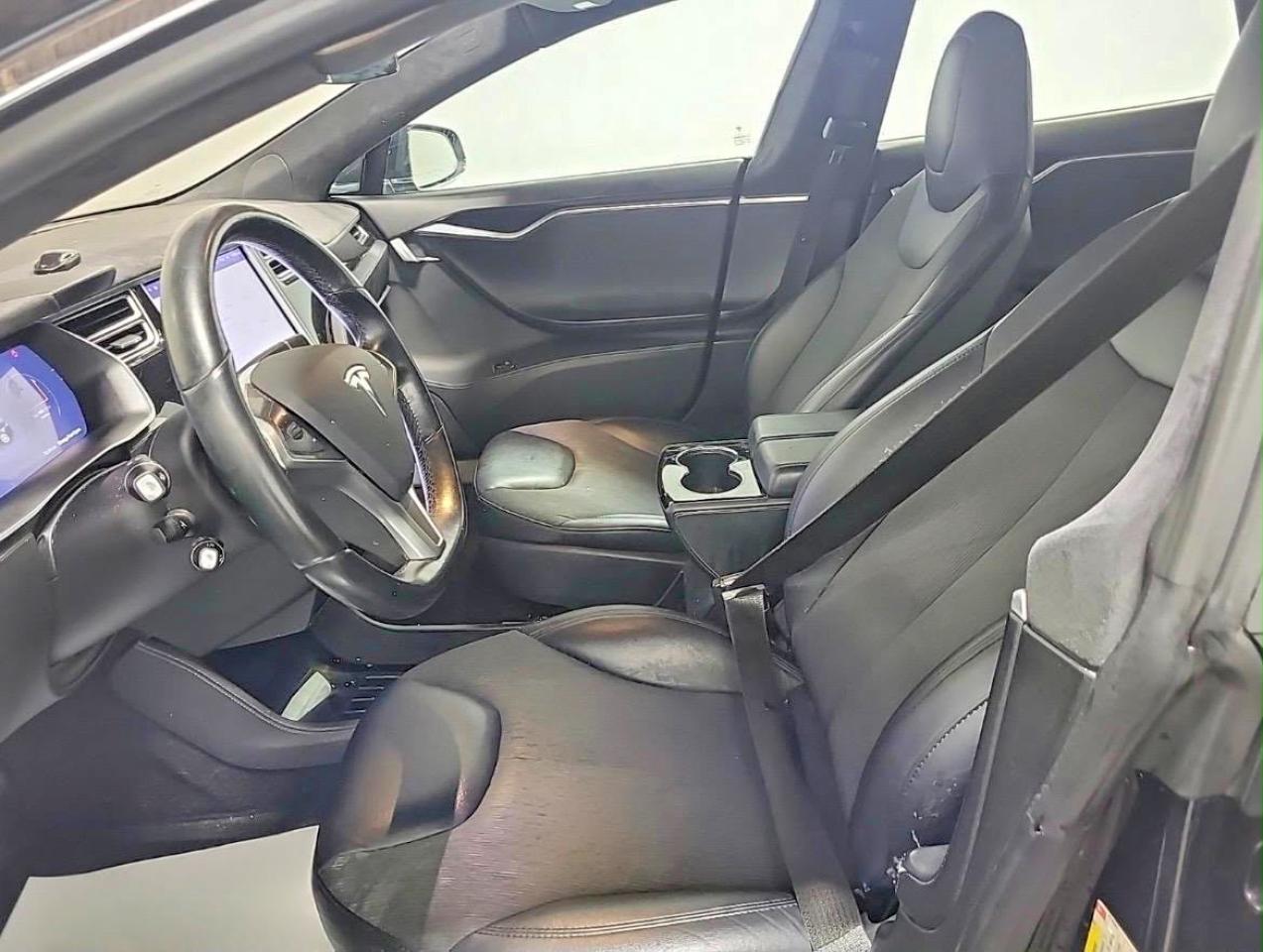 2015 Tesla Model S 85 Black vin: 5YJSA1H1XFFP78583