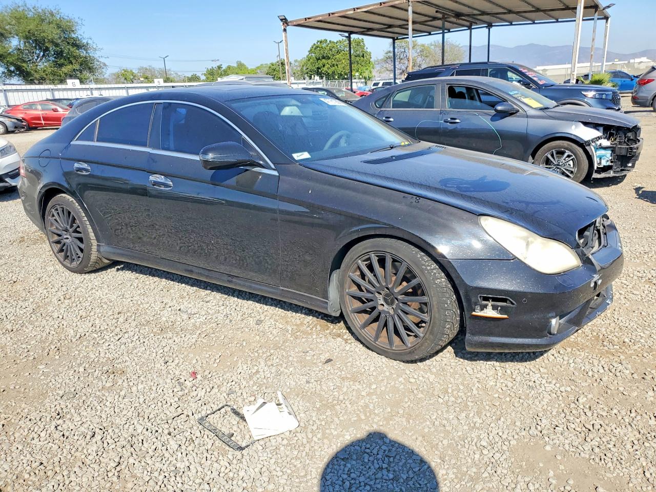 2009 Mercedes-benz Cls 550 Black vin: WDDDJ72X19A146213