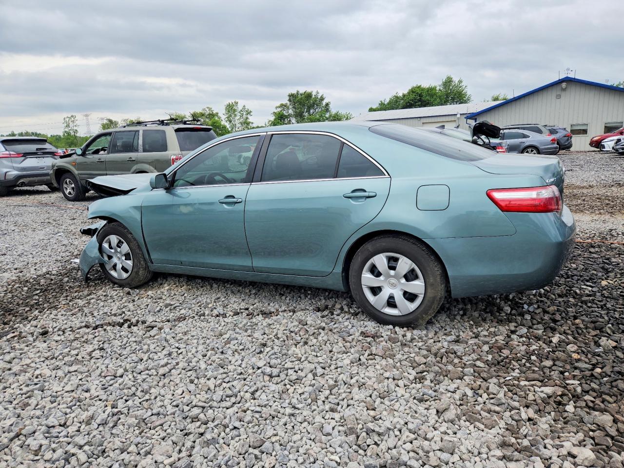 2007 Toyota Camry Le Зеленый vin: JTNBE46K373084636