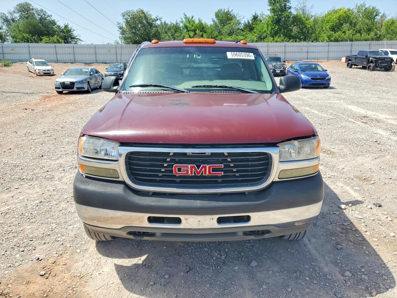 2001 Gmc New Sierra K3500 Maroon vin: 1GDJK39111F171989