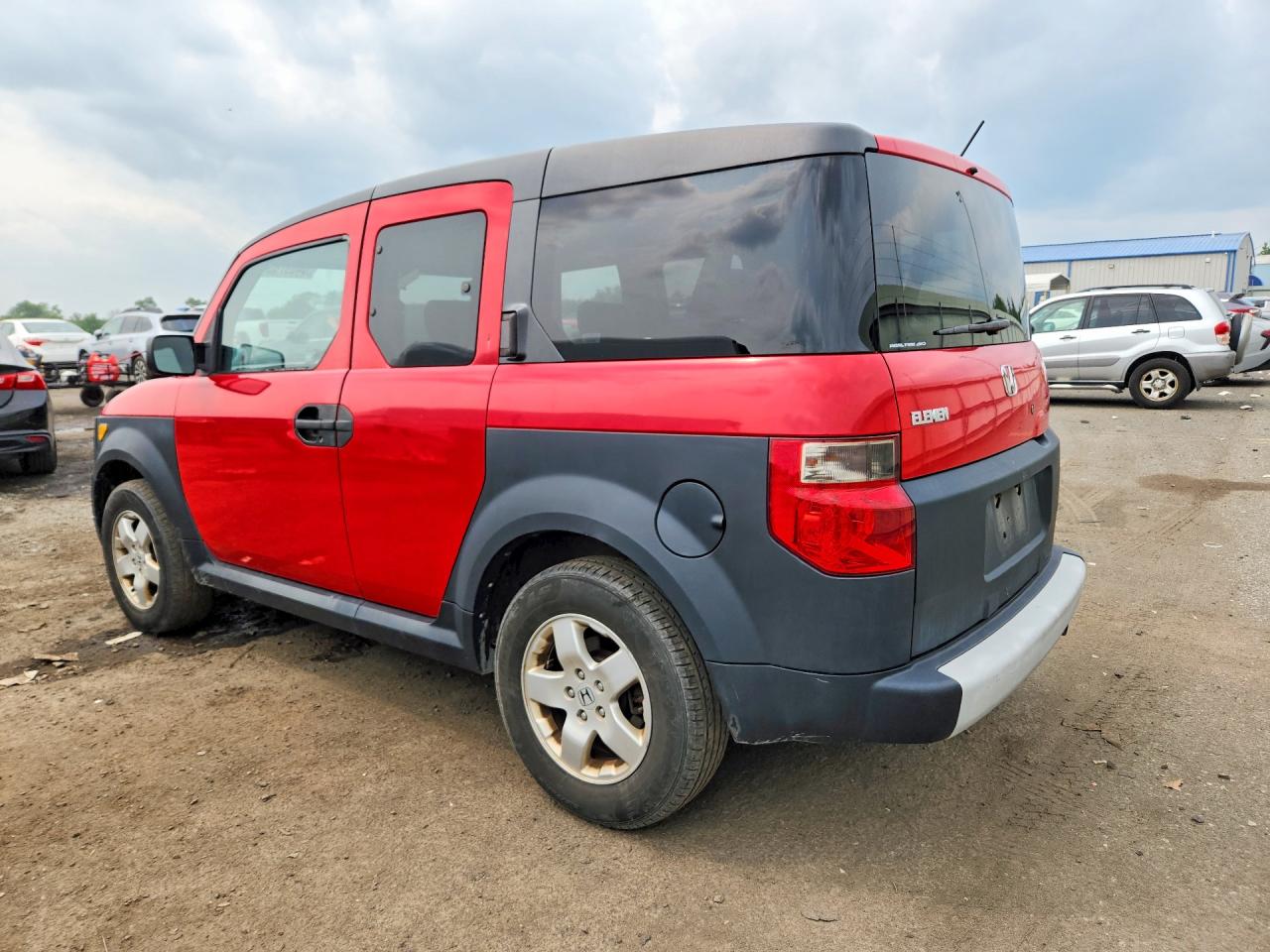 2005 Honda Element Ex Red vin: 5J6YH28675L019533
