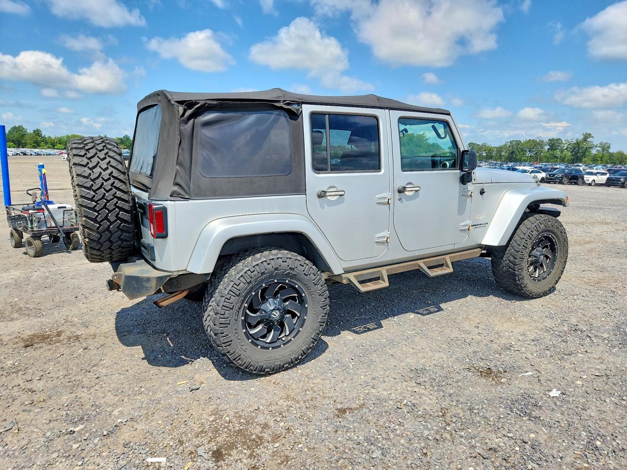 2007 Jeep Wrangler Sahara Серебряный vin: 1J4GA59187L177807