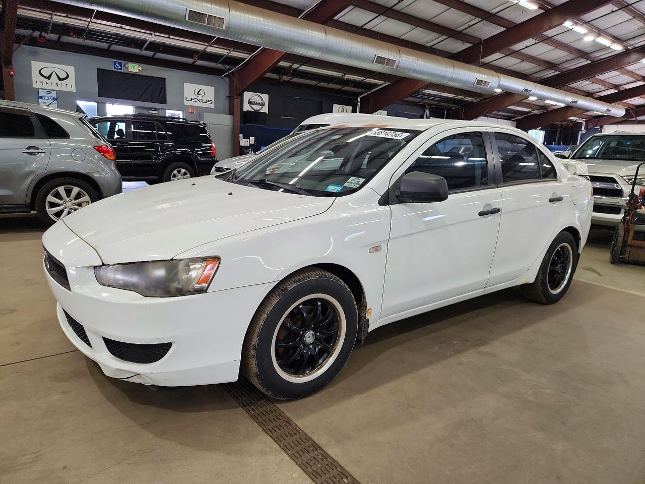 2009 Mitsubishi Lancer De White vin: JA3AU16U39U002385