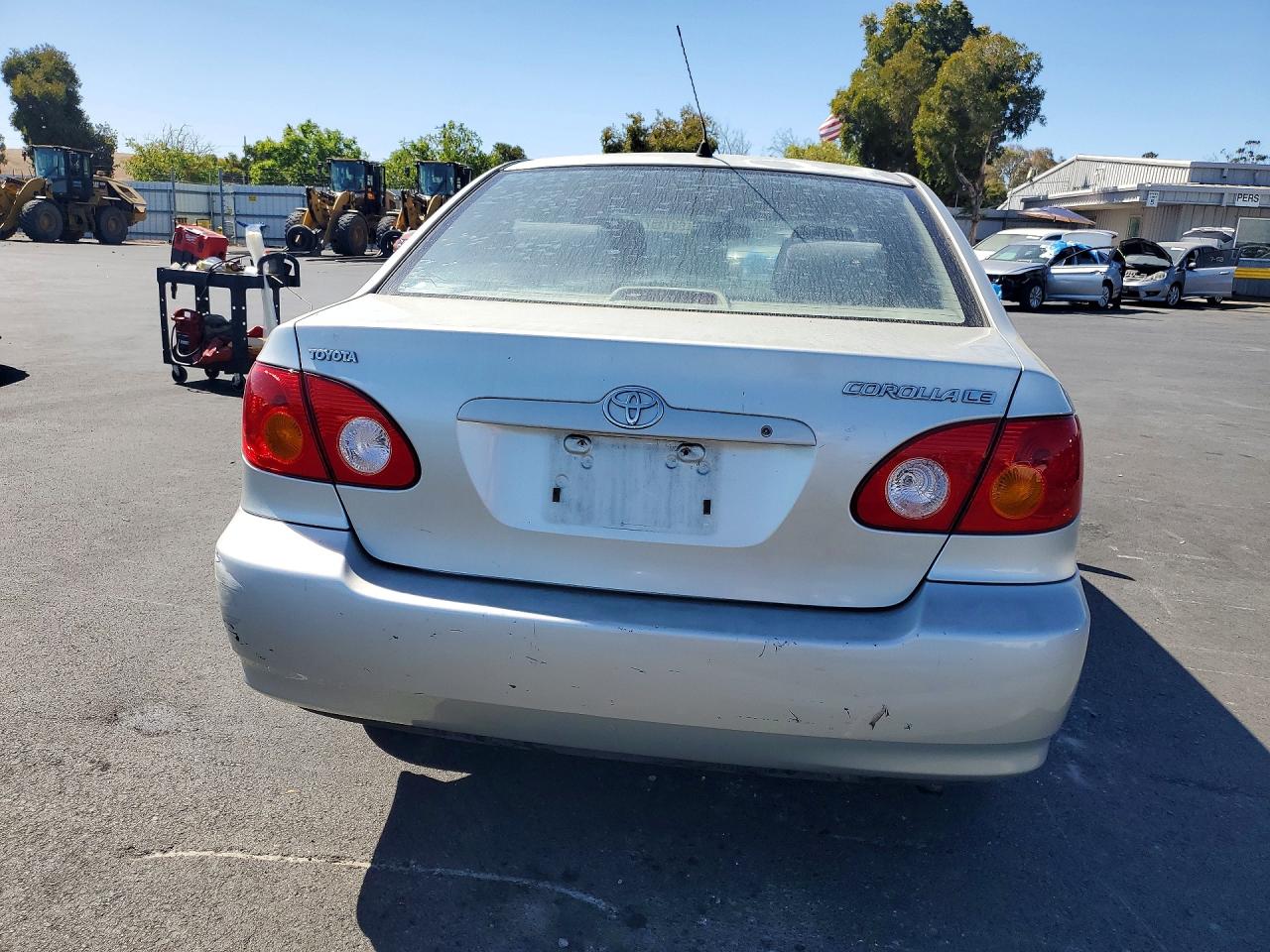 2003 Toyota Corolla Le Silver vin: JTDBR32E632012025