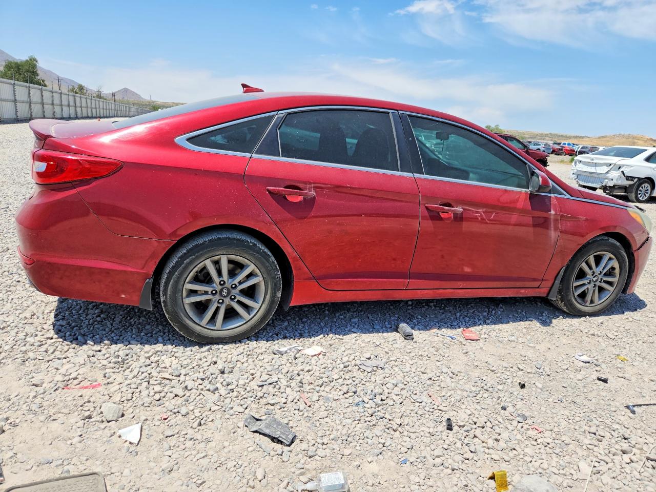 2015 Hyundai Sonata Se Red vin: 5NPE24AF7FH188909