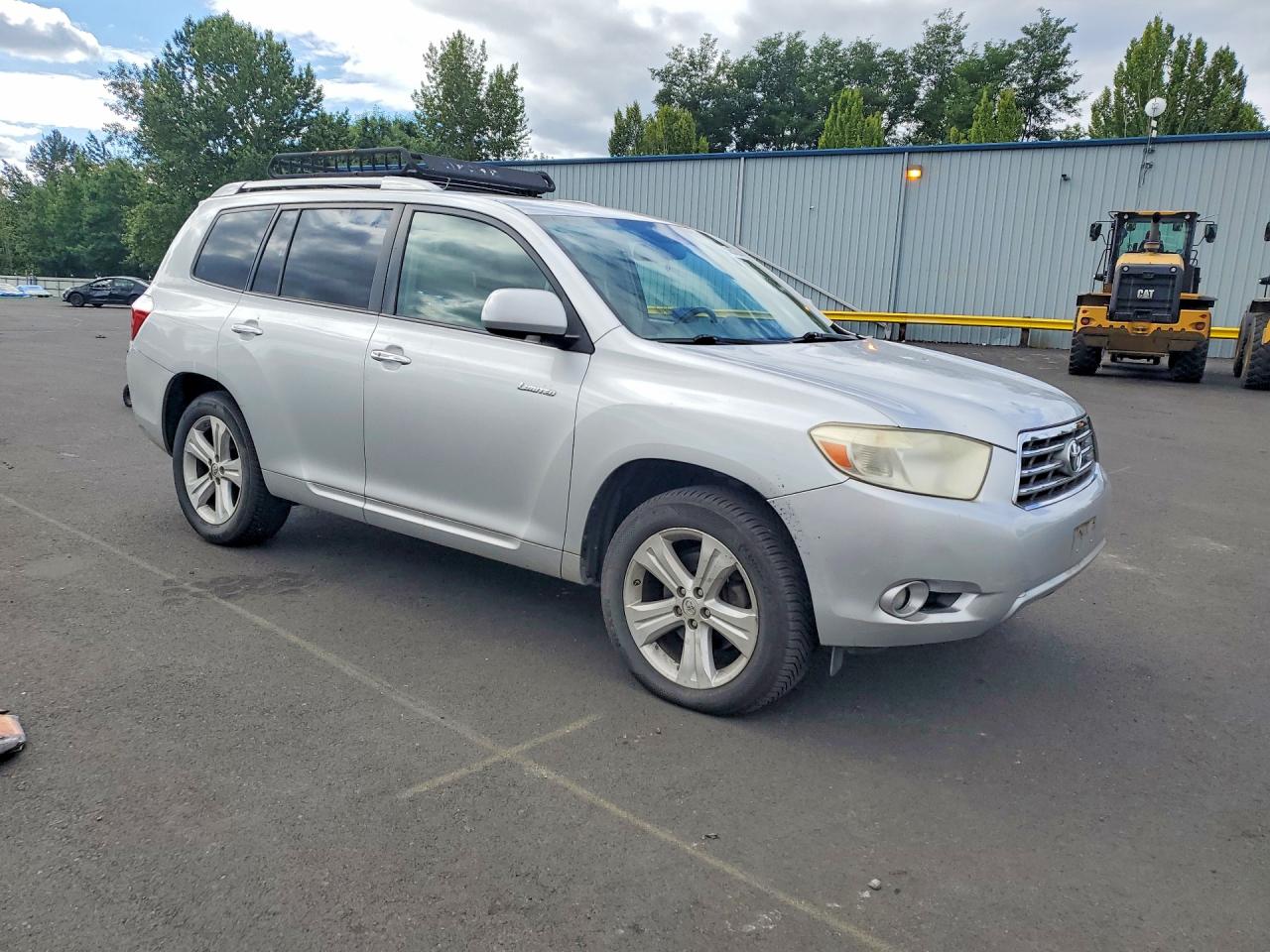 2009 Toyota Highlander Limited White vin: JTEES42A192144375