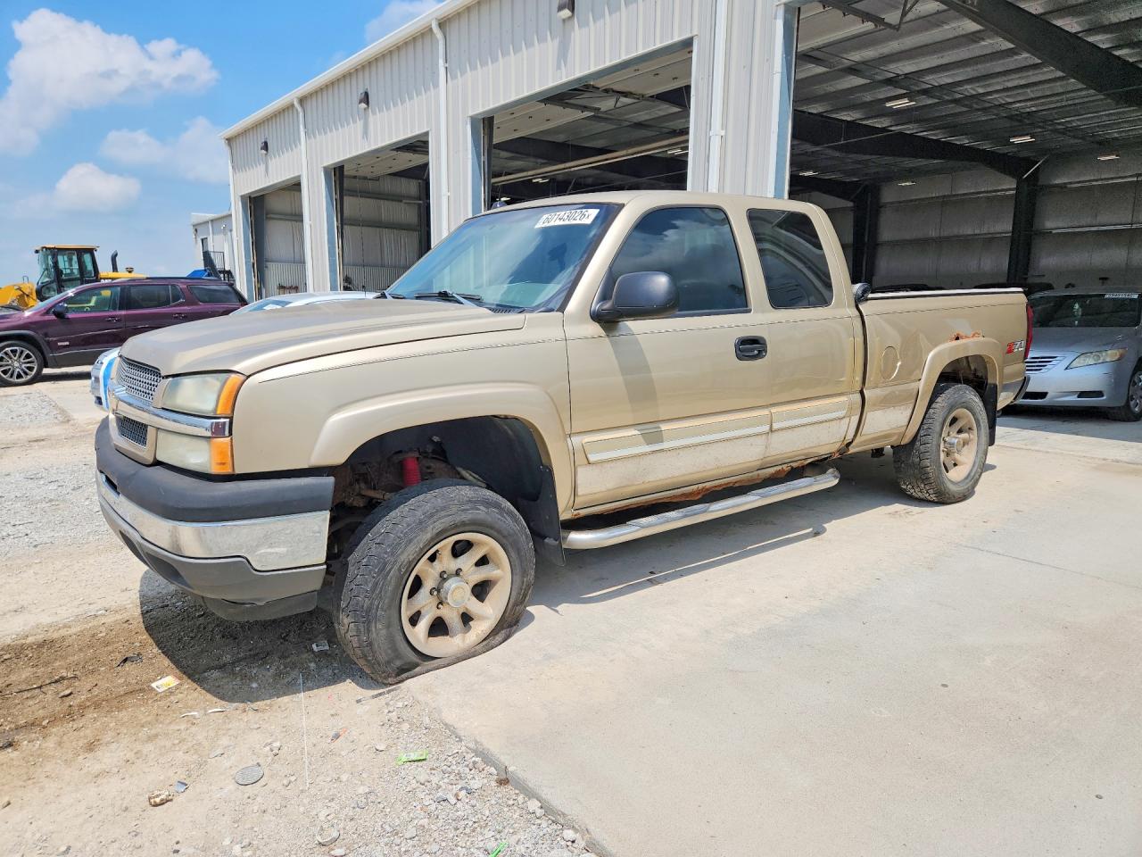2005 Chevrolet Silverado K1500 Tan vin: 1GCEK19Z15Z279873