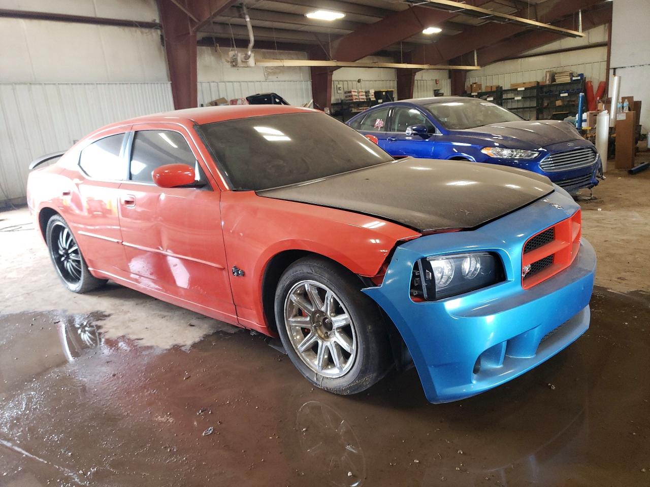 2009 Dodge Charger Srt-8 Orange vin: 2B3KA73W89H566027