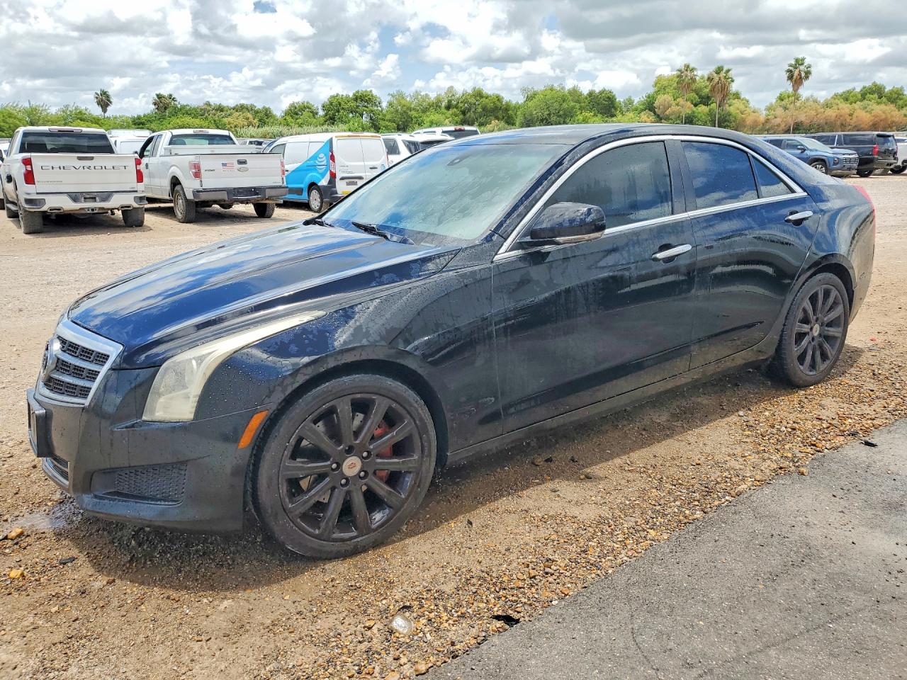 2013 Cadillac Ats Luxury Black vin: 1G6AH5RX0D0139628