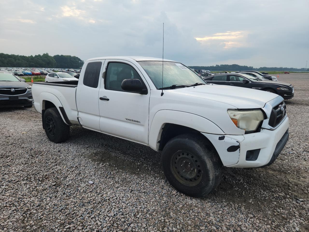 2012 Toyota Tacoma Prerunner Access Cab White vin: 5TFTX4GNXCX010063