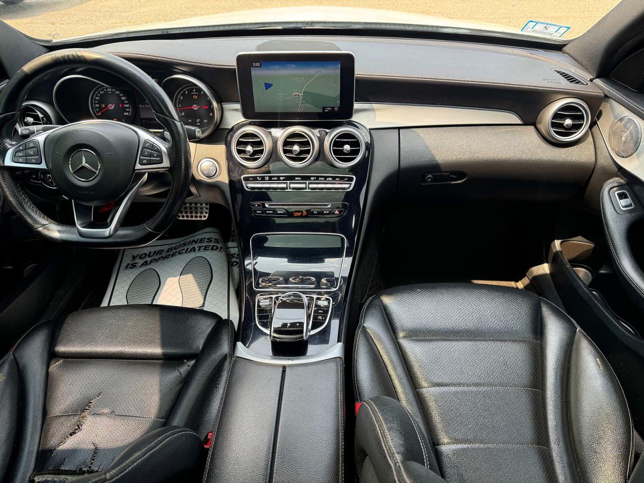 2015 Mercedes-benz C 300 4matic White vin: 55SWF4KB9FU000313