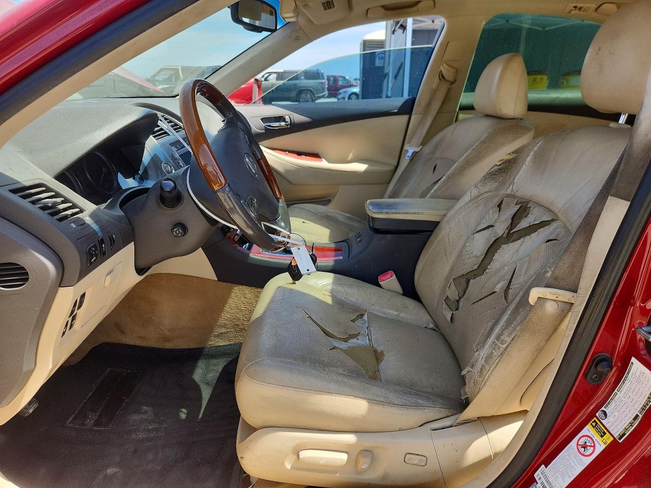 2010 Lexus Es 350 Red vin: JTHBK1EG4A2375392