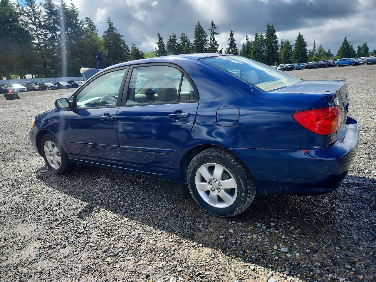 2004 Toyota Corolla Le Blue vin: 1NXBR38E54Z312700