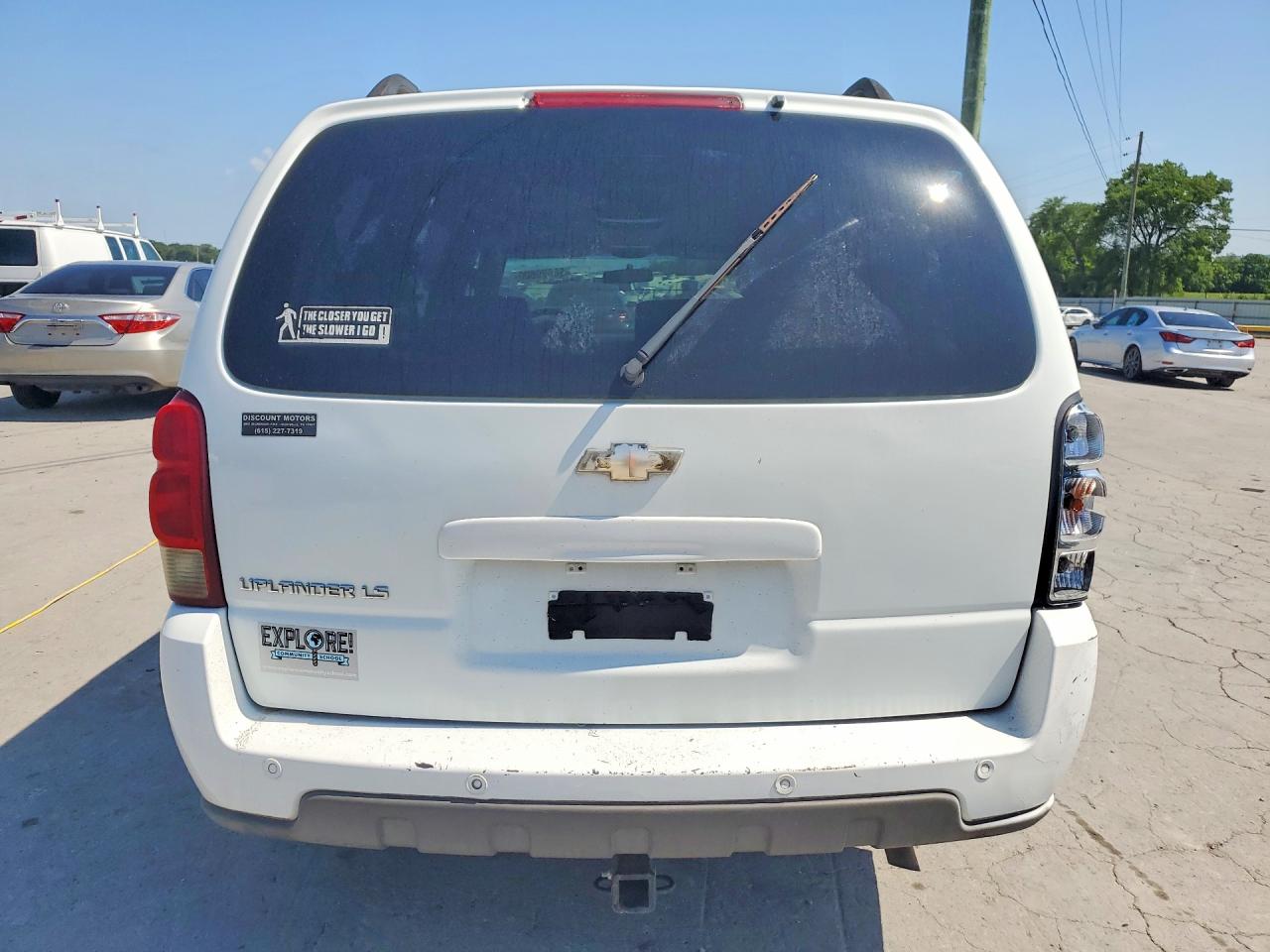 2005 Chevrolet Uplander Ls White vin: 1GNDV23L55D257893