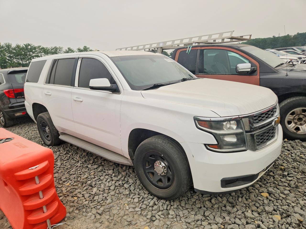 2015 Chevrolet Tahoe Police White vin: 1GNLC2EC6FR257176