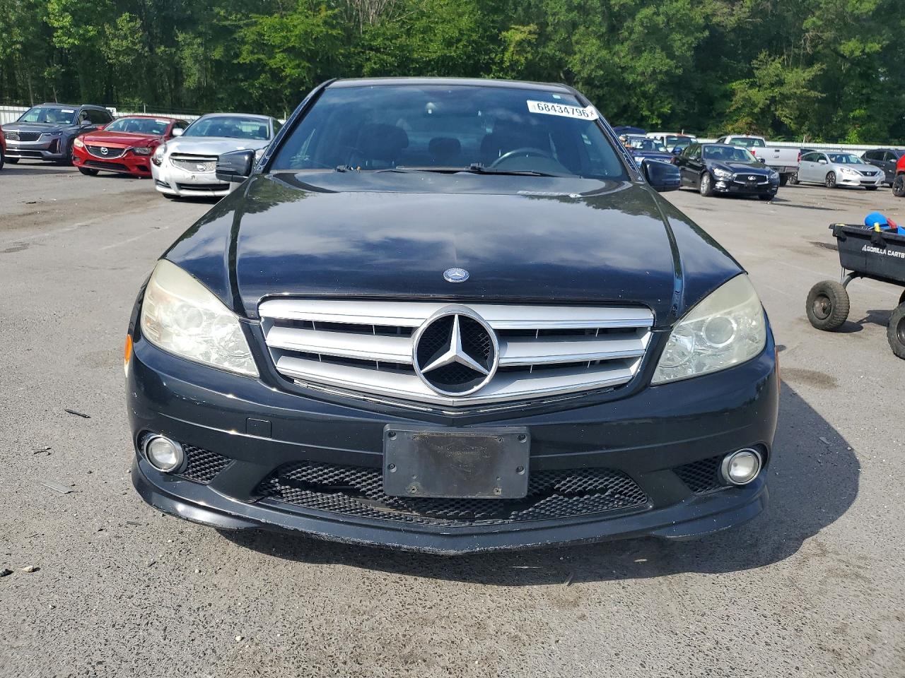 2010 Mercedes-benz C 300 4matic Black vin: WDDGF8BB9AR095865