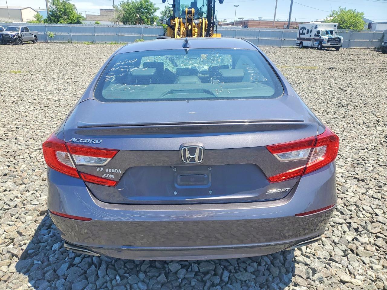 2020 Honda Accord Sport Gray vin: 1HGCV1F39LA121101