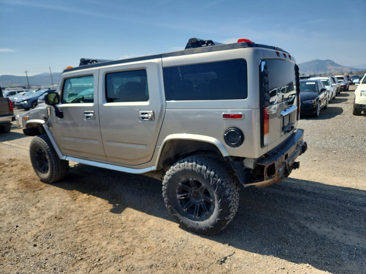 2003 Hummer H2 Suv Silver vin: 5GRGN23U13H127175