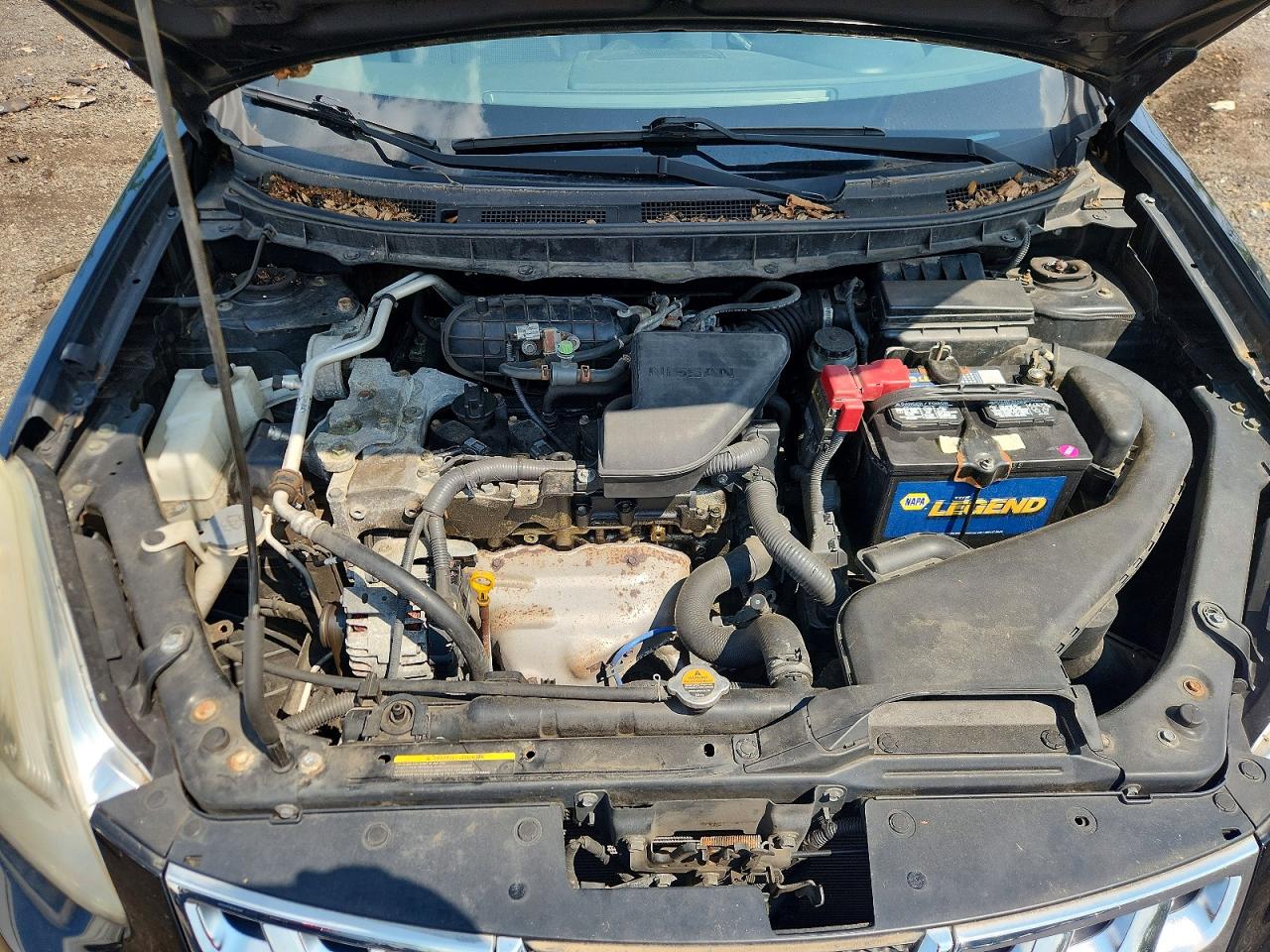 2011 Nissan Rogue S Черный vin: JN8AS5MV1BW668735