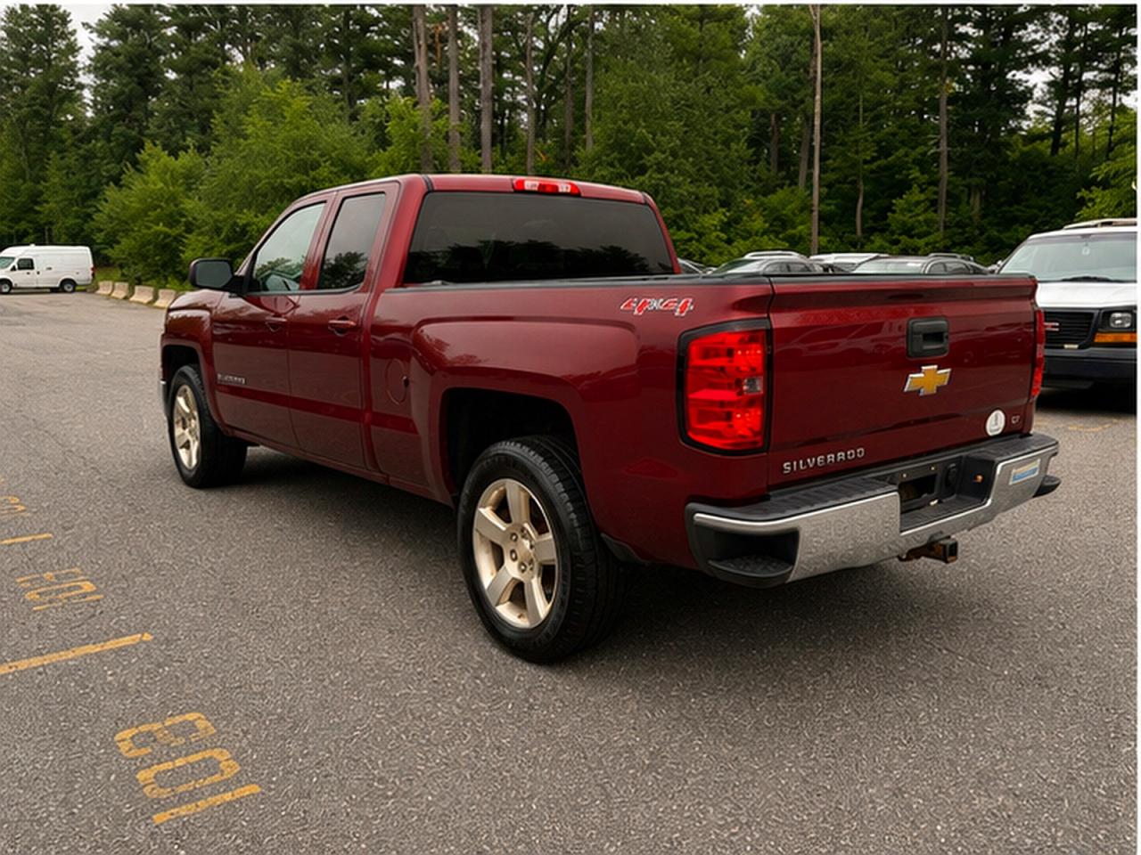 2014 Chevrolet Silverado K1500 Lt Red vin: 1GCVKREC8EZ147175