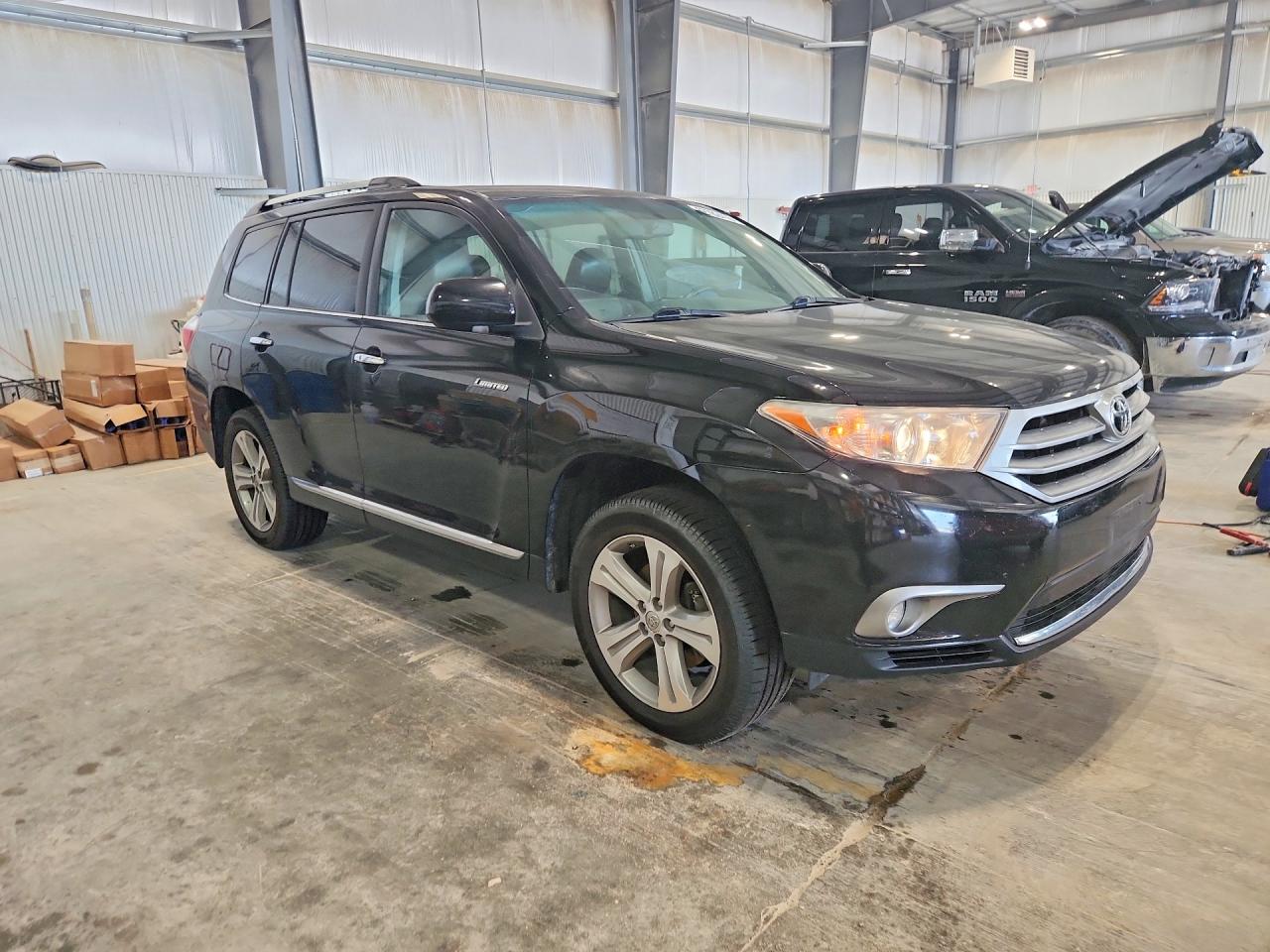 2013 Toyota Highlander Limited Черный vin: 5TDDK3EH1DS238292
