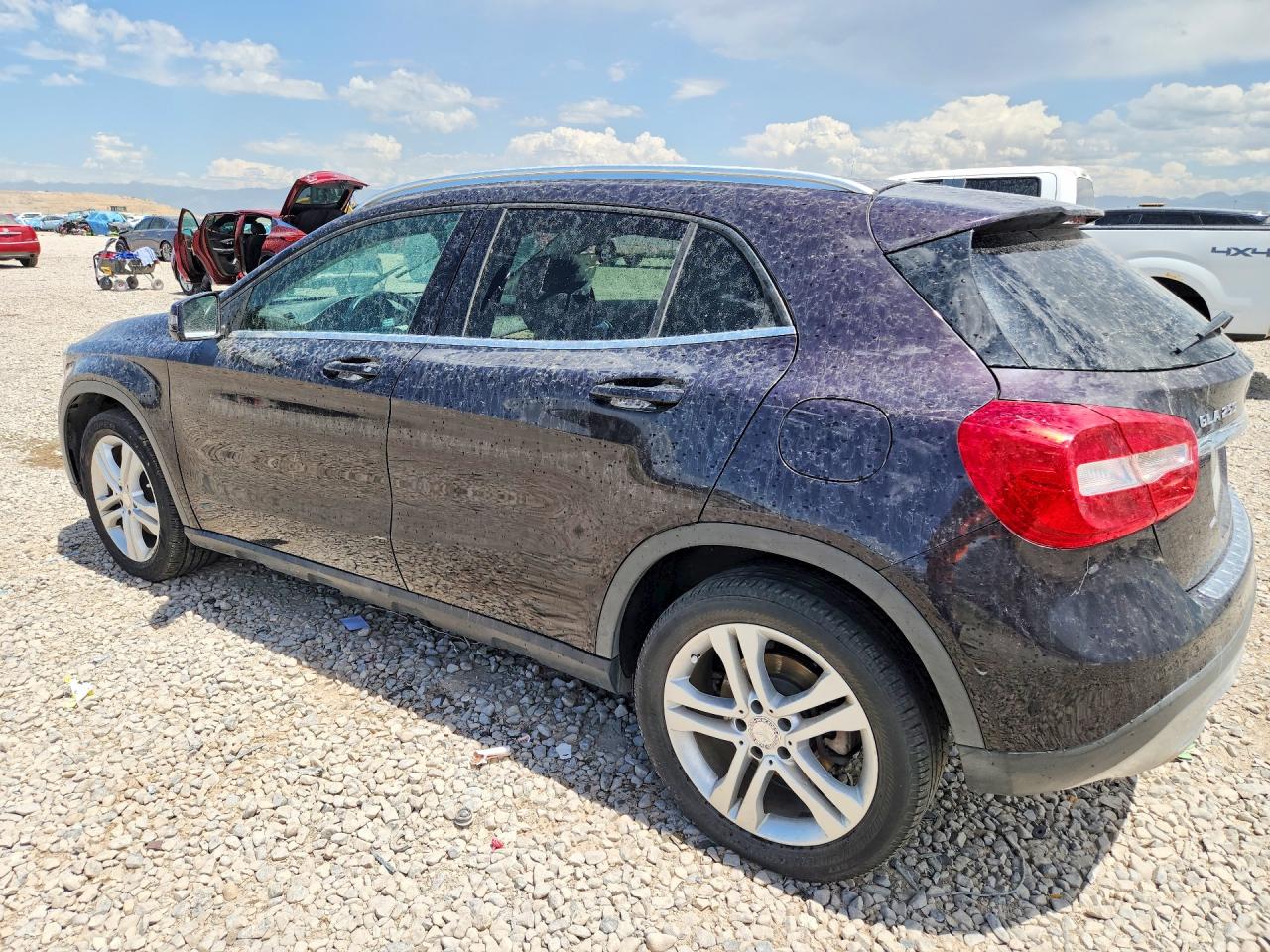2015 Mercedes-benz Gla 250 4matic Purple vin: WDCTG4GB4FJ040604