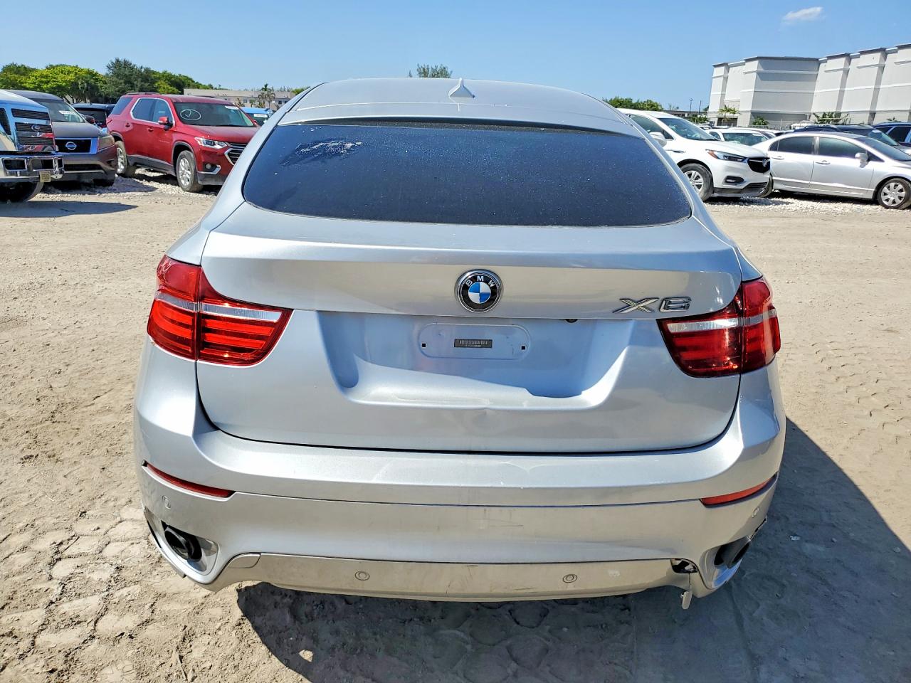 2014 Bmw X6 Xdrive35i Silver vin: 5UXFG2C53E0H09507