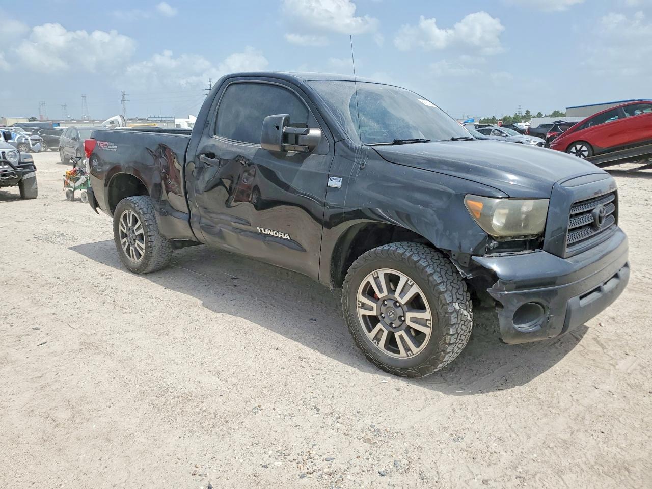 2007 Toyota Tundra Base Black vin: 5TFKT52187X001773