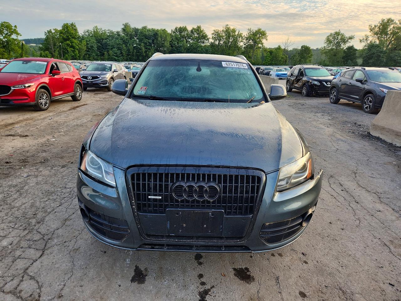 2012 Audi Q5 Premium Plus Gray vin: WA1DKAFP4CA129356