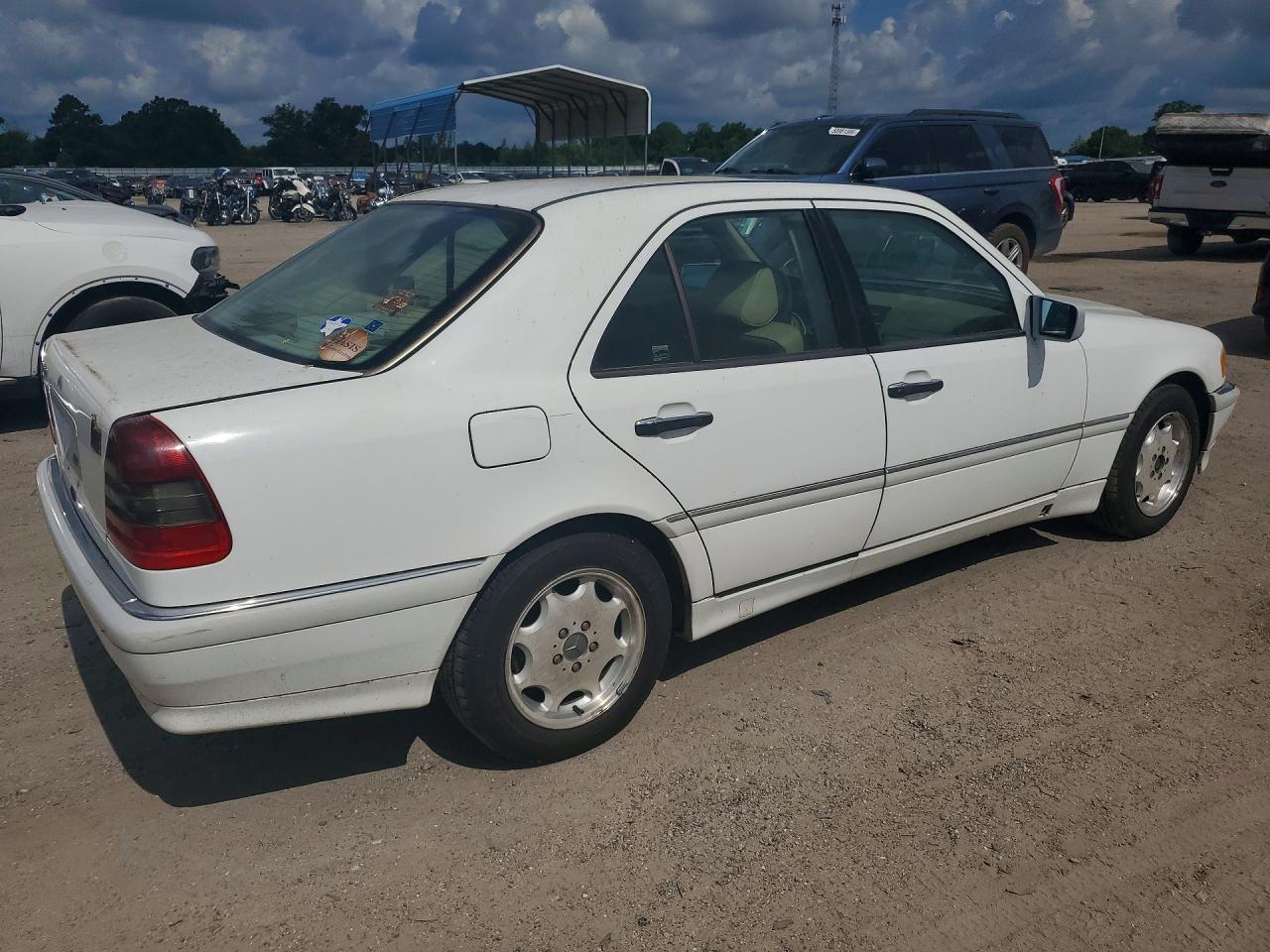 1998 Mercedes-benz C 230 White vin: WDBHA23G0WA636200