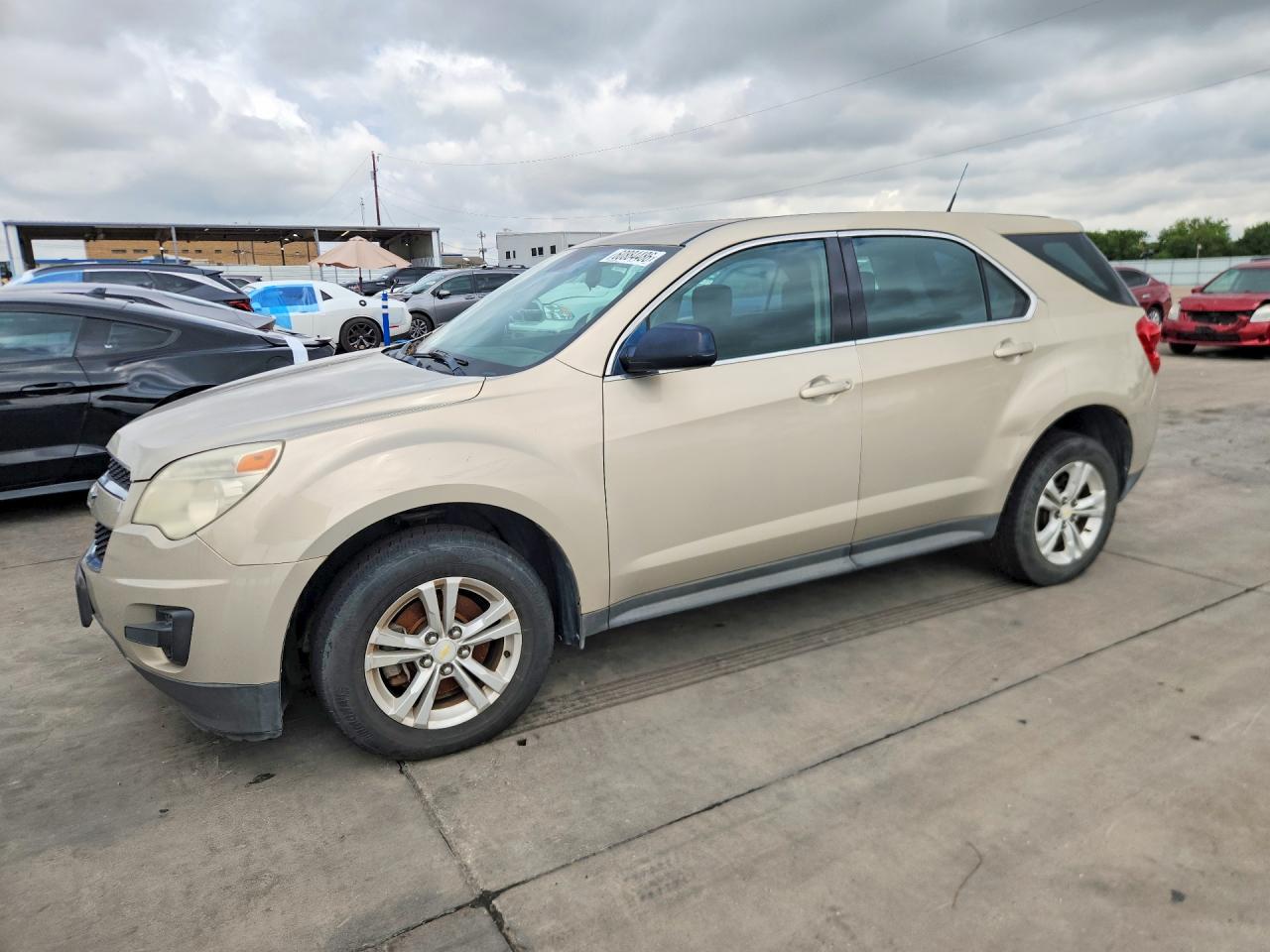2012 Chevrolet Equinox Ls Beige vin: 2GNALBEK3C1310919