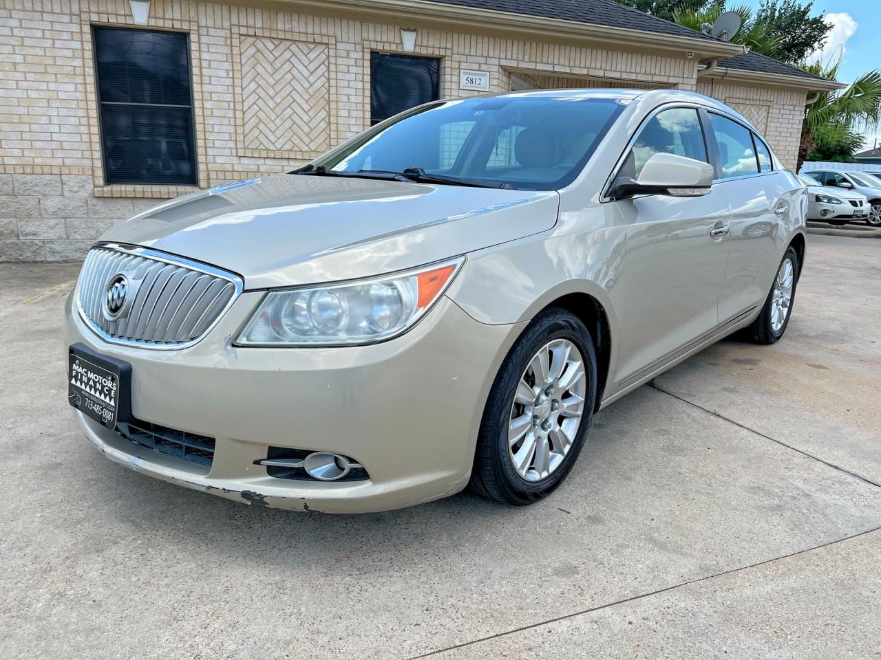 2012 Buick Lacrosse Cream vin: 1G4GC5ERXCF267895