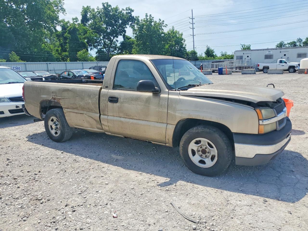 2004 Chevrolet Silverado C1500 Желто-коричневый vin: 1GCEC14X54Z216227